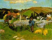 Paul Gauguin, The Swineherd, Brittany